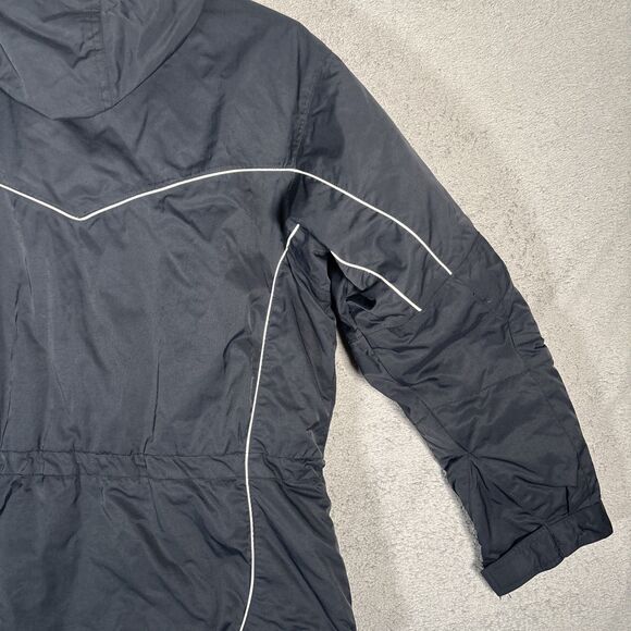 Obermeyer Ridge Line Ski Snow Jacket Women Size 8 Black Gorpcore Detachable Hood - Picture 12 of 16